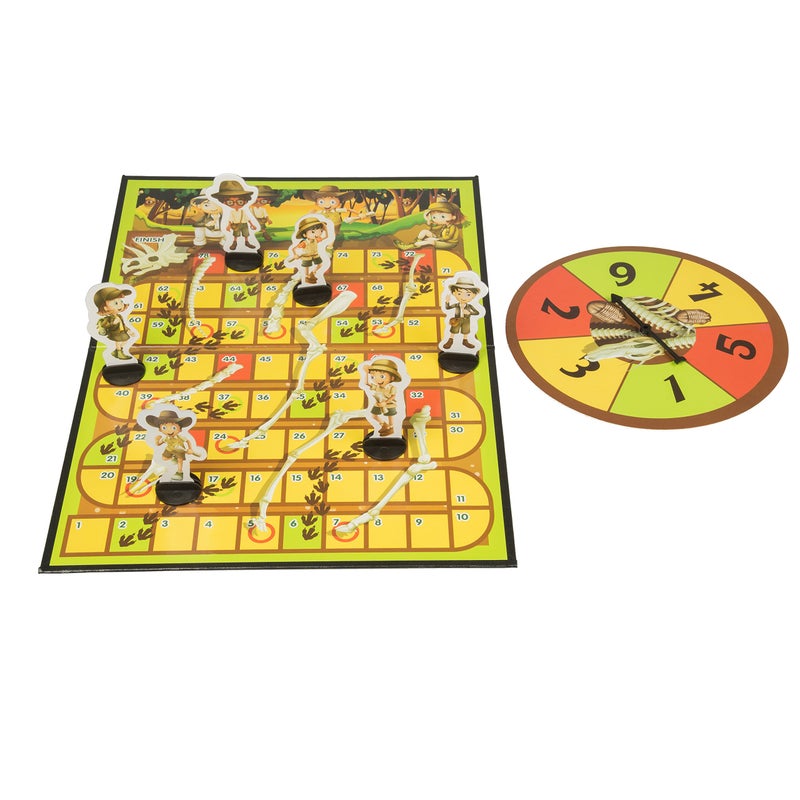 Outset Media Dinosaur Snakes and Ladders Preschool Game - No Reading Required - Early Learning Basic Couting Game for Kids Ages 3 and up - for 2 to 6 Players by Outset - Image 5